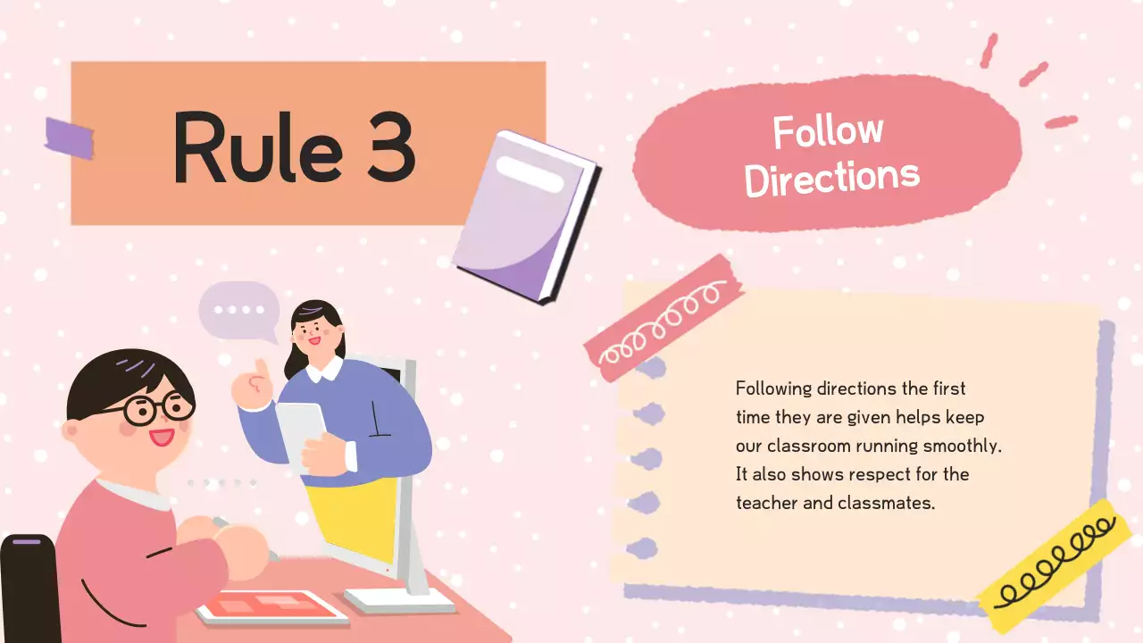 Purple Creative Classroom Guide Presentation