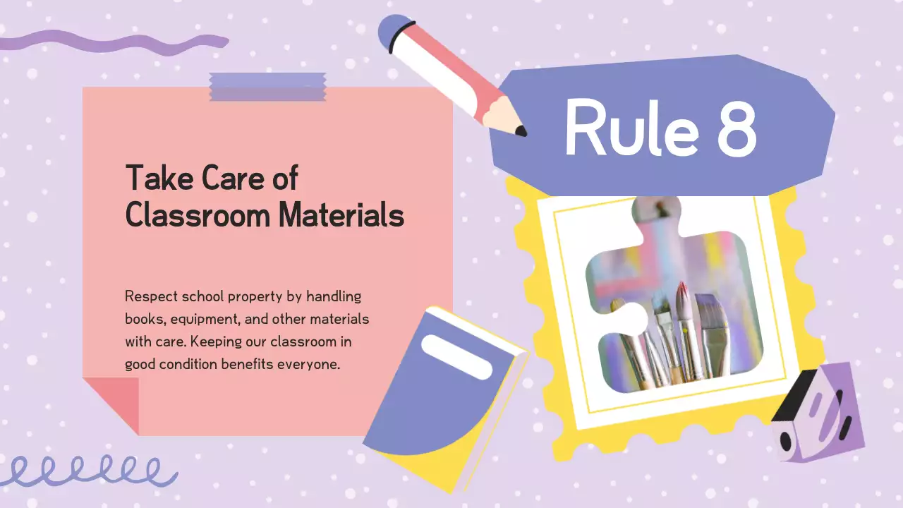 Purple Creative Classroom Guide Presentation