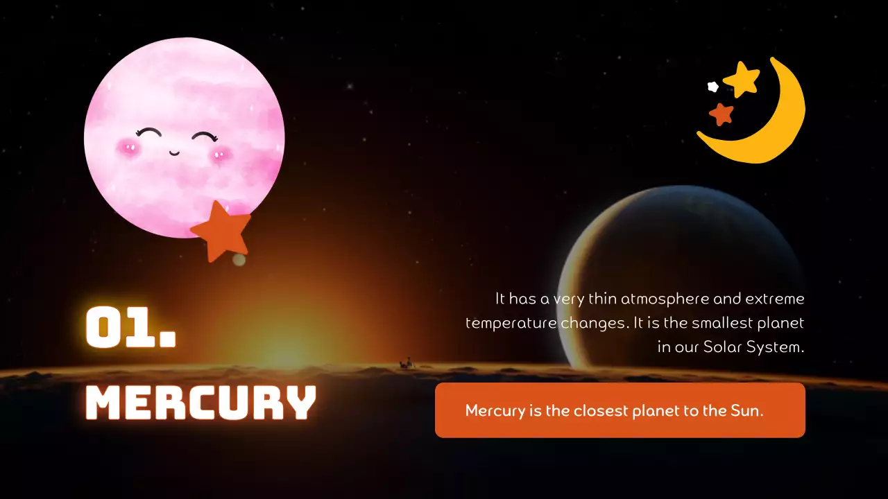 Black Modern Solar System Course Presentation