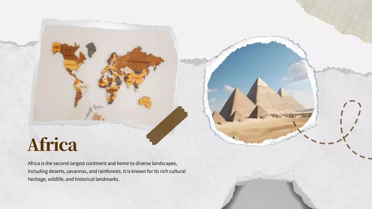 Beige Vintage Geography Class Presentation