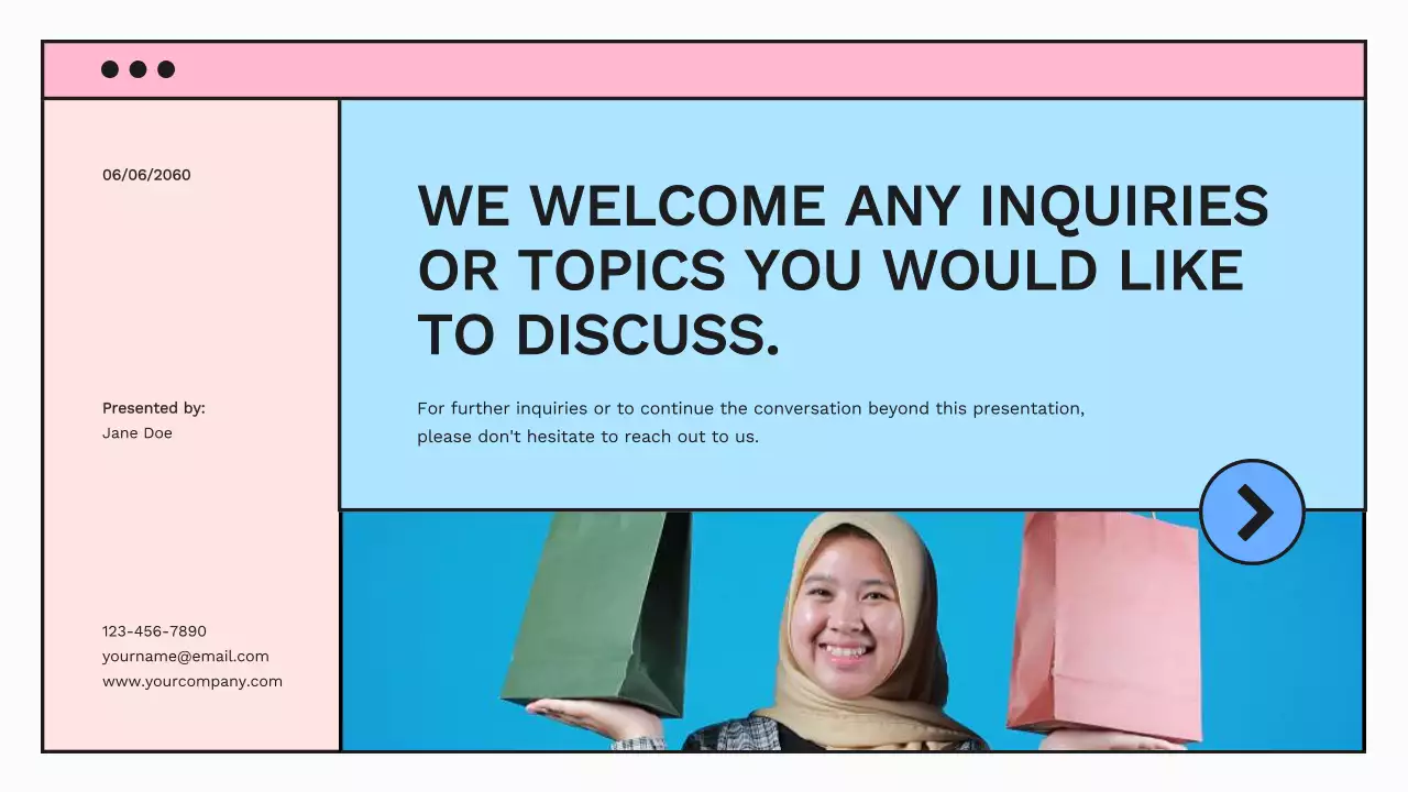 Blue Professional Customer Survey Presentation