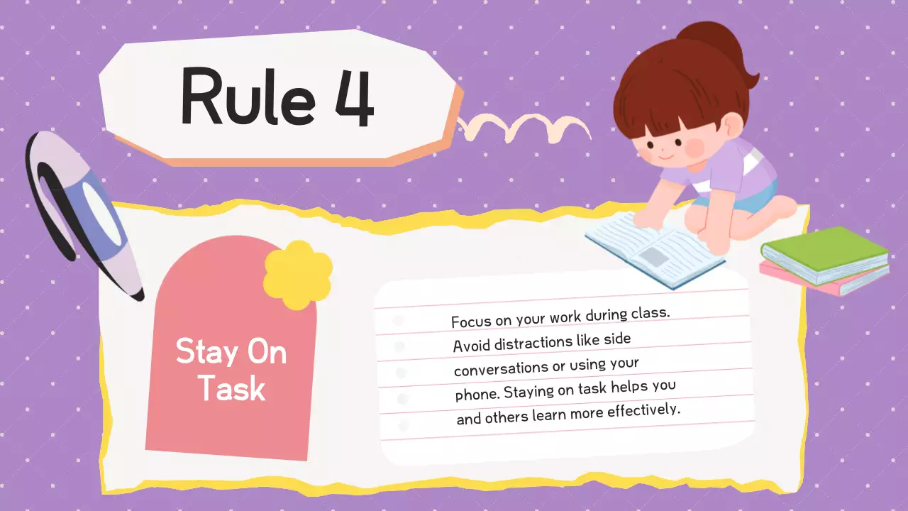 Purple Creative Classroom Guide Presentation