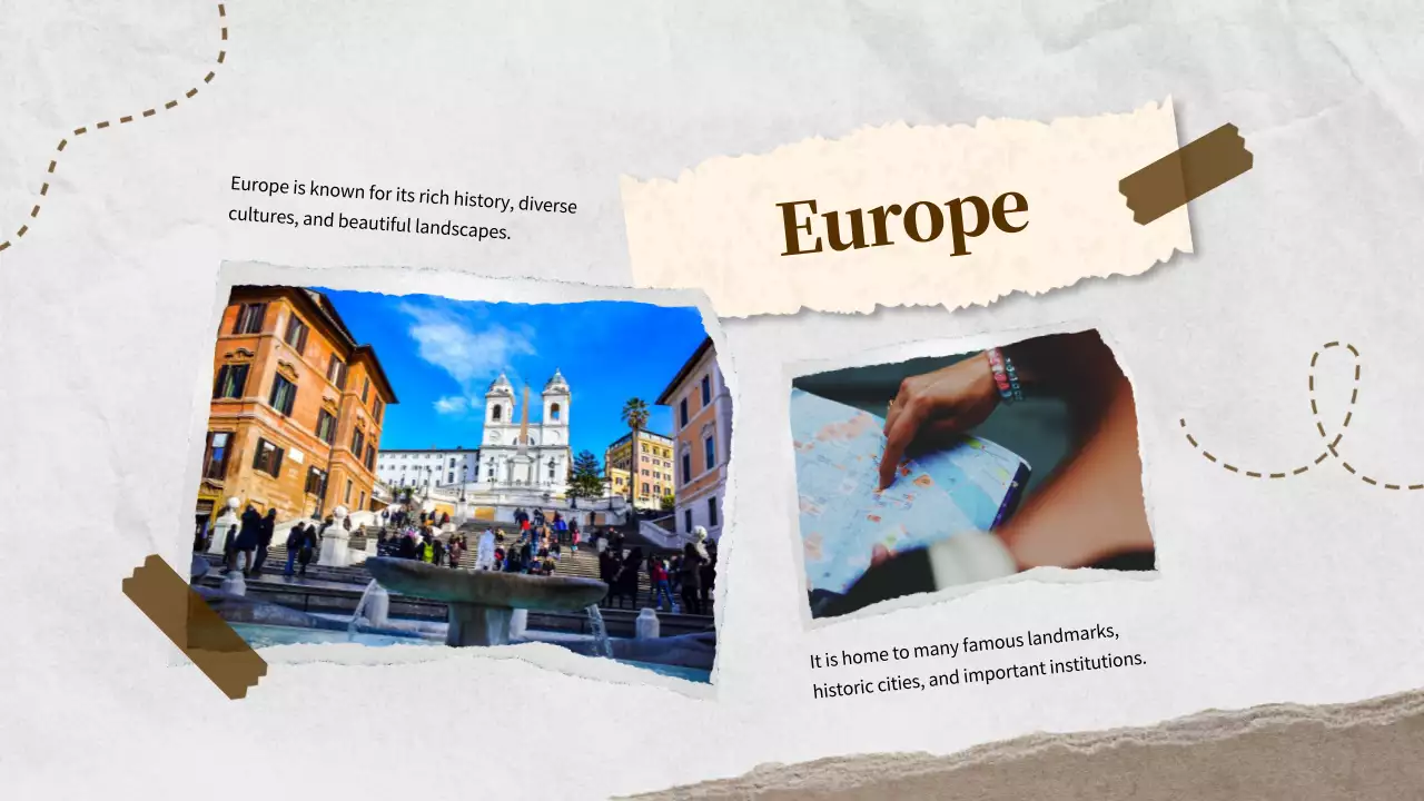 Beige Vintage Geography Class Presentation