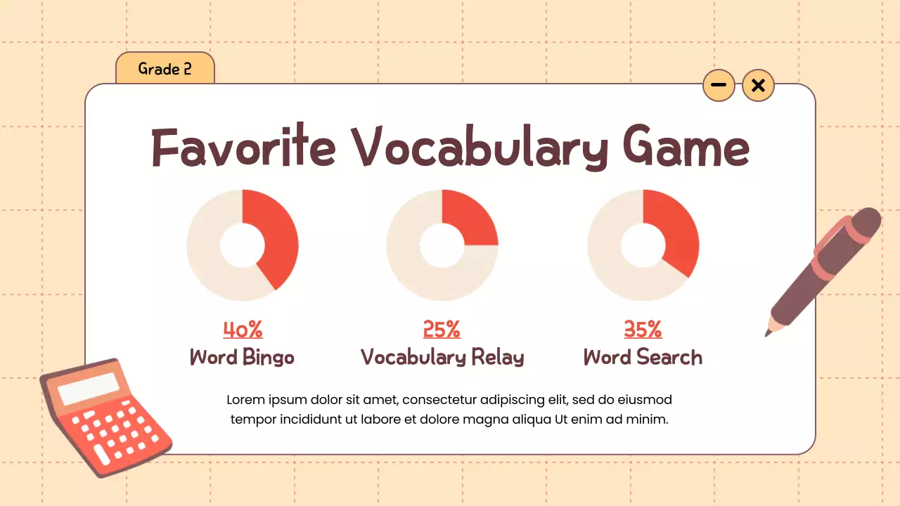 Beige Playful Vocabulary Guide Presentation