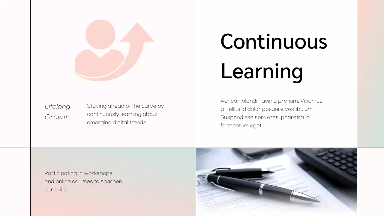 Beige Modern Marketing Announcement Presentation