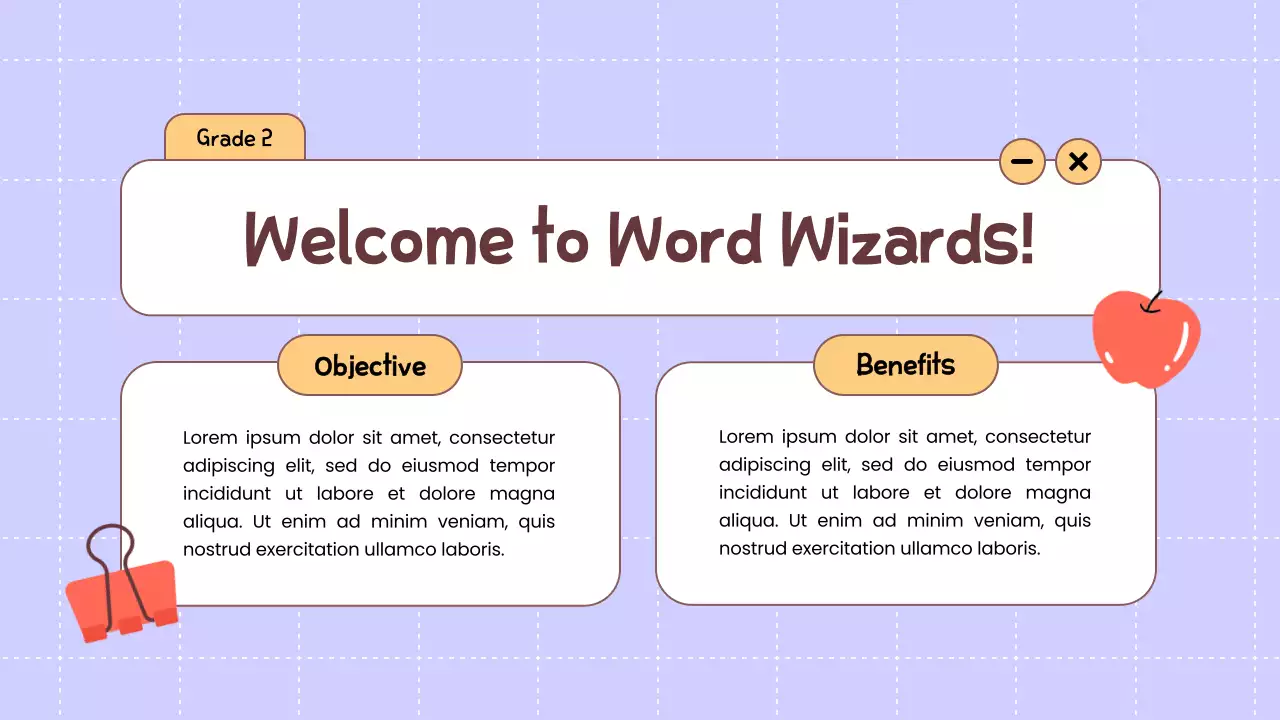 Beige Playful Vocabulary Guide Presentation