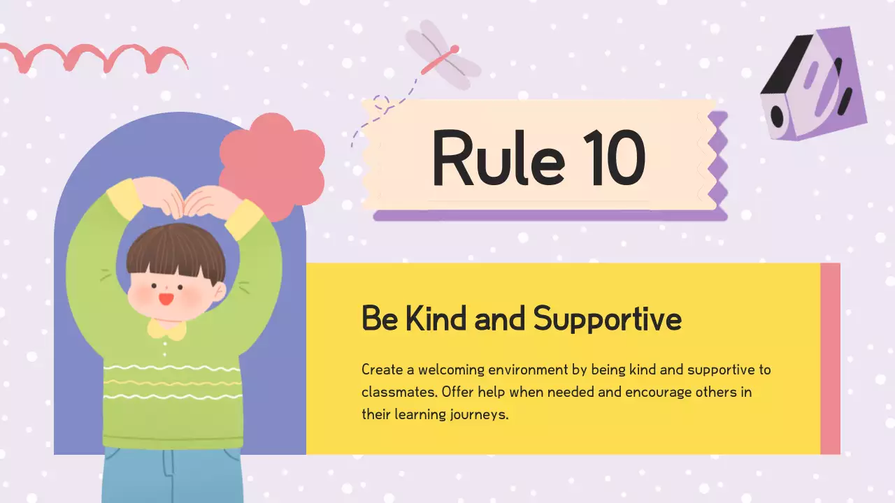 Purple Creative Classroom Guide Presentation