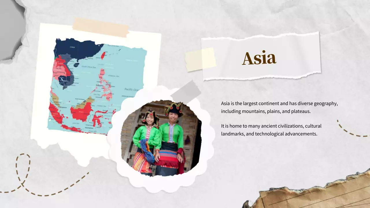 Beige Vintage Geography Class Presentation