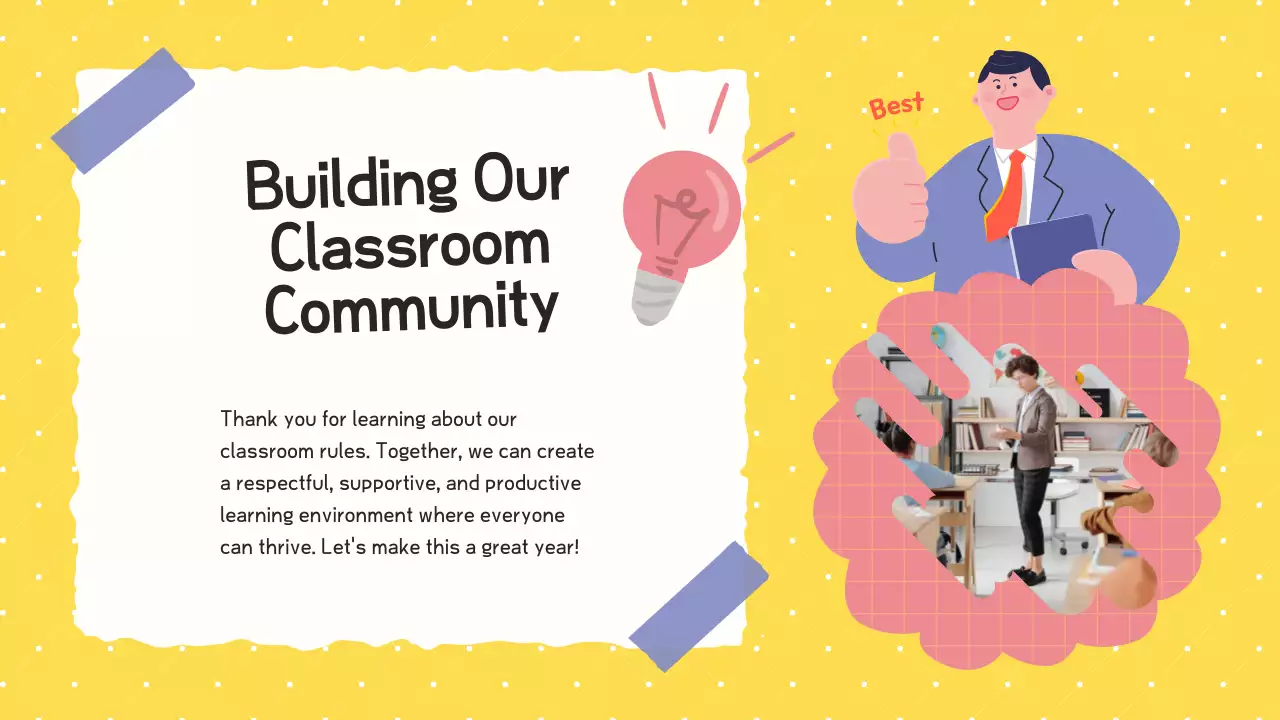 Purple Creative Classroom Guide Presentation