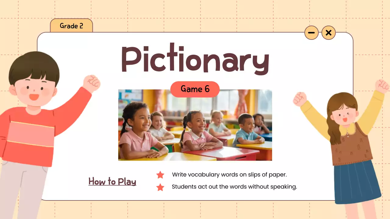 Beige Playful Vocabulary Guide Presentation