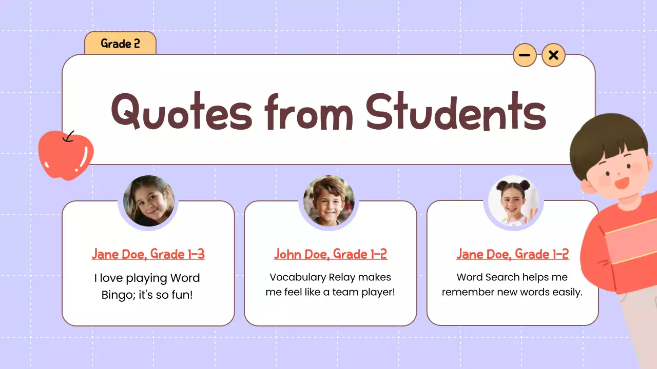 Beige Playful Vocabulary Guide Presentation