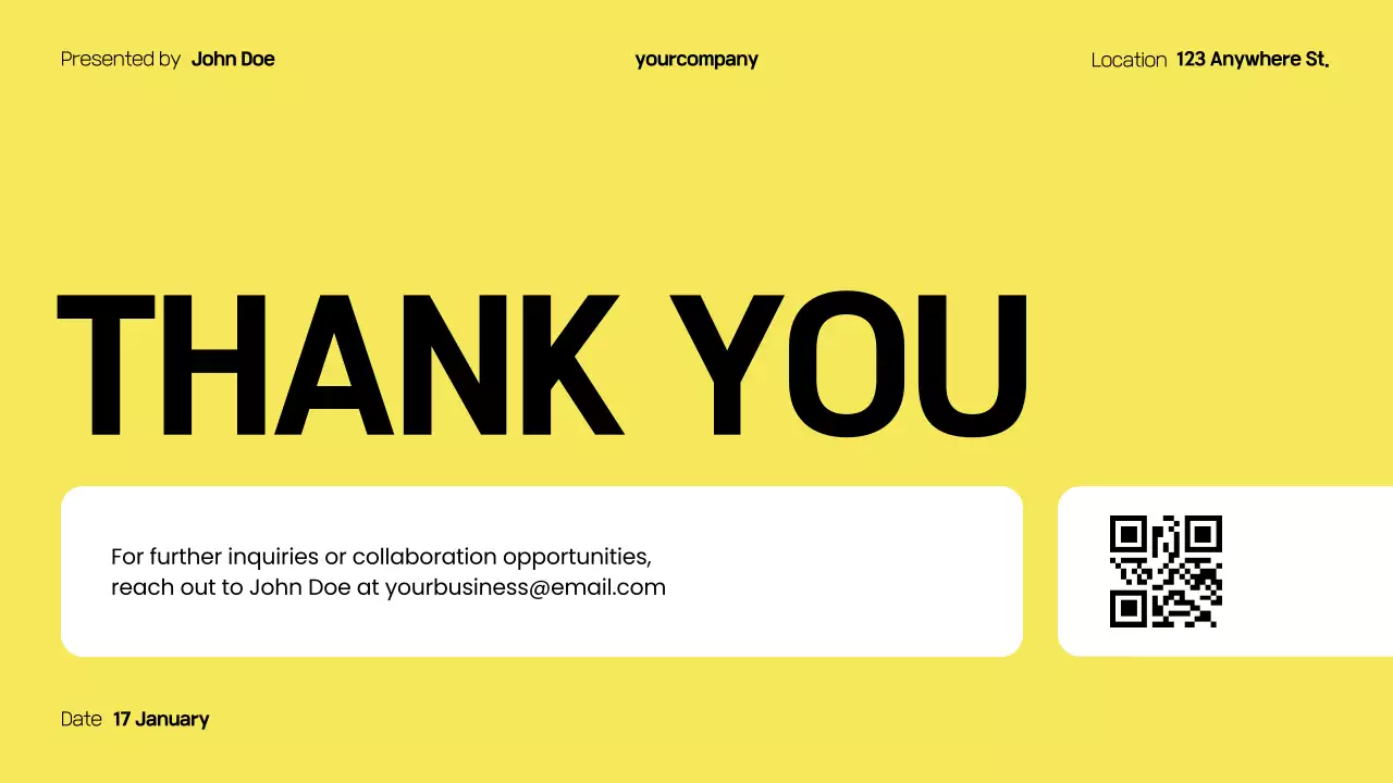 Bài thuyết trình hướng dẫn dòng tiền chuyên nghiệp màu vàng