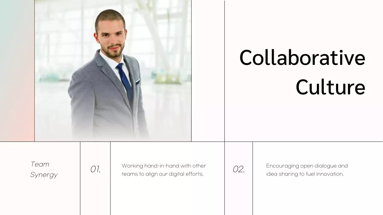 Beige Modern Marketing Announcement Presentation