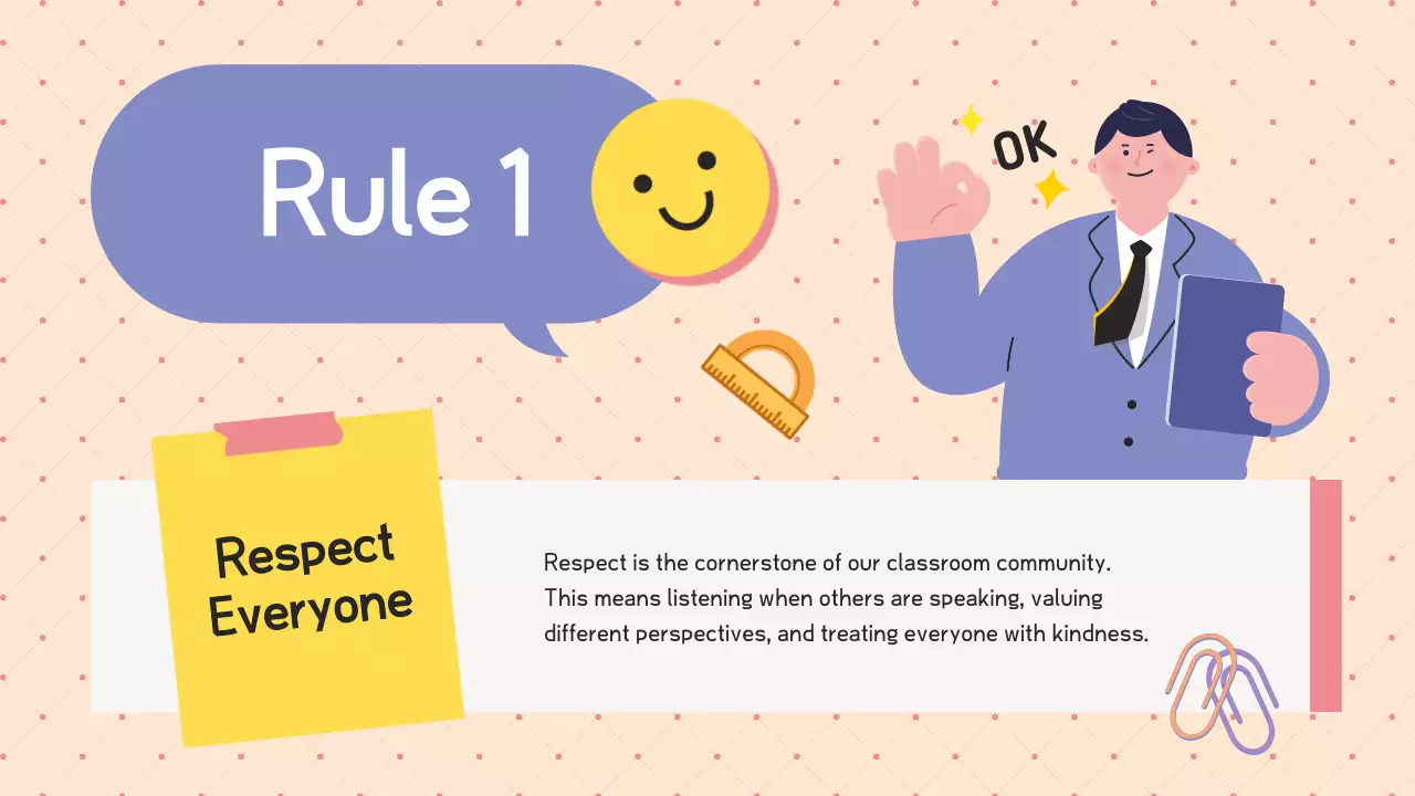 Purple Creative Classroom Guide Presentation