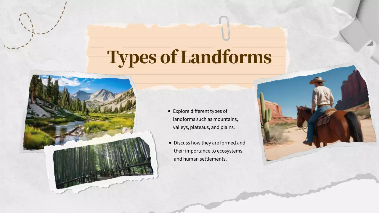 Beige Vintage Geography Class Presentation