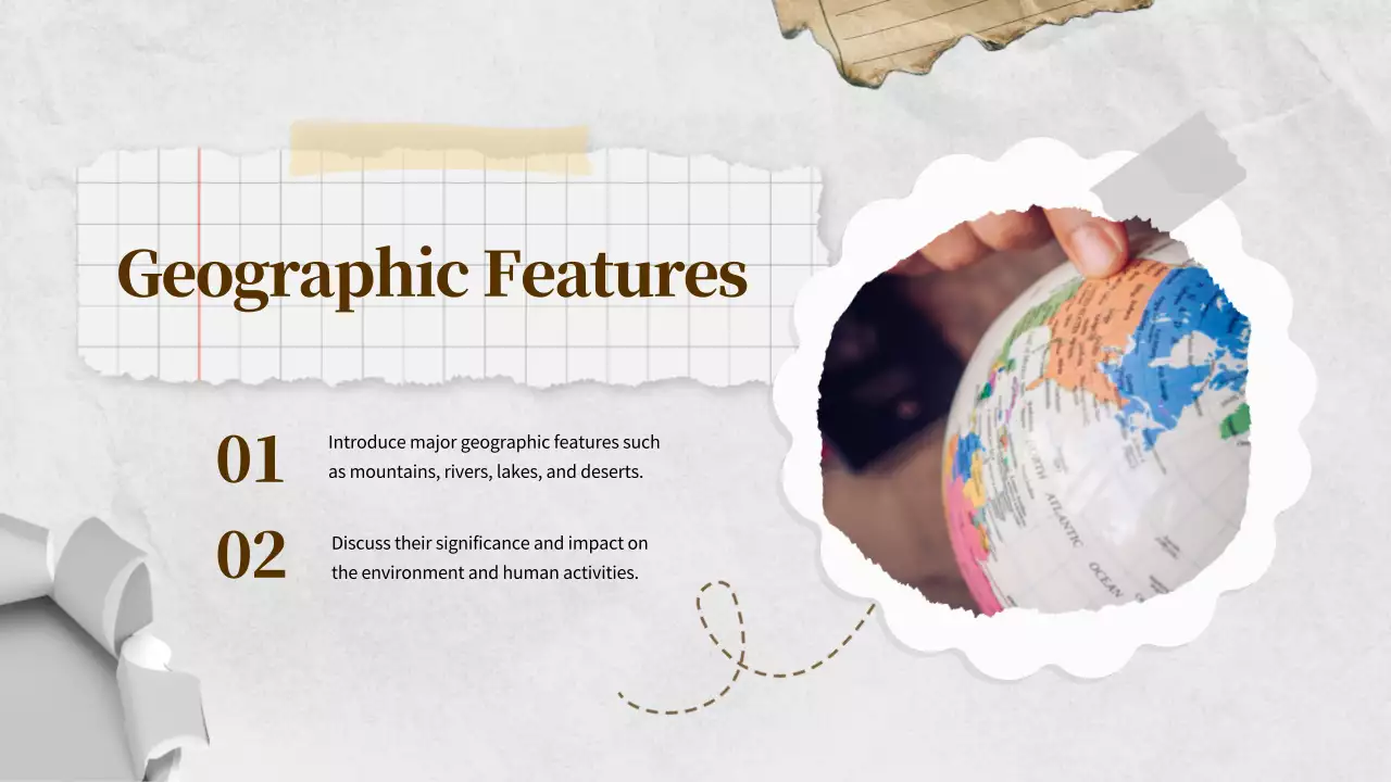 Beige Vintage Geography Class Presentation