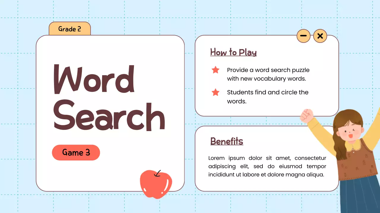 Beige Playful Vocabulary Guide Presentation