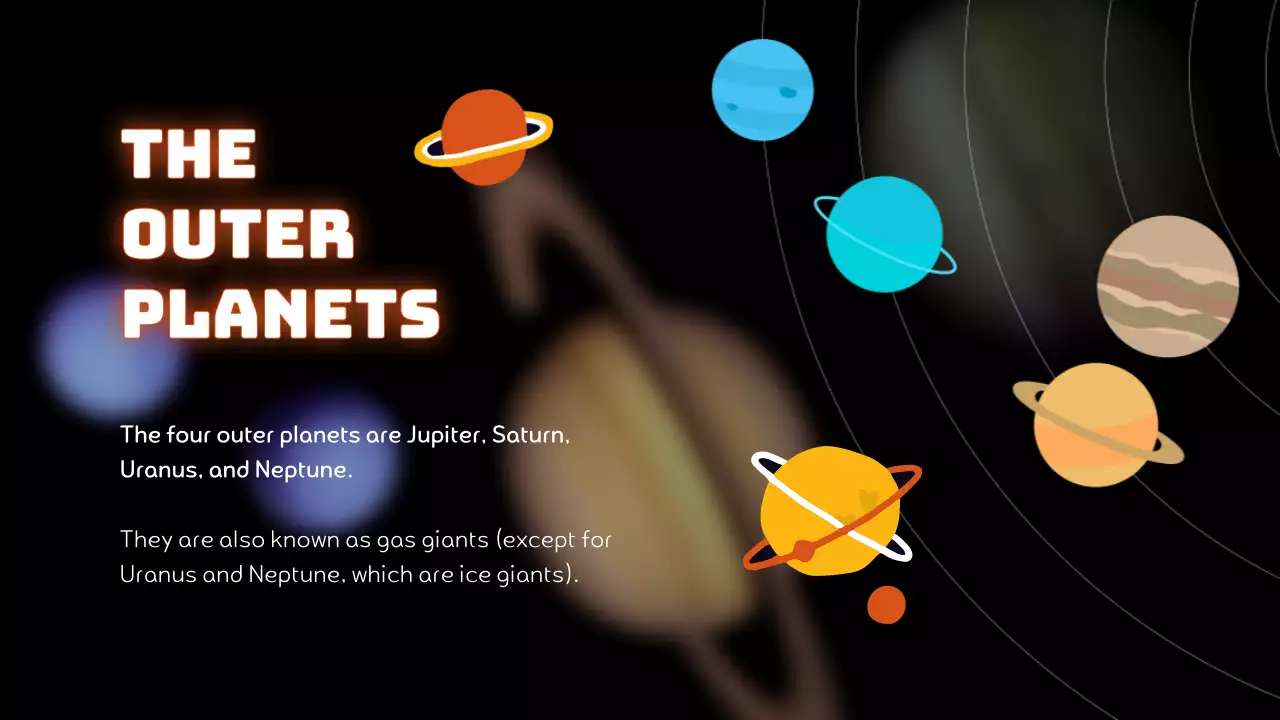 Black Modern Solar System Course Presentation