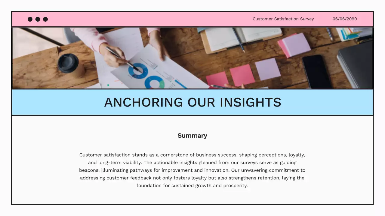 Blue Professional Customer Survey Presentation