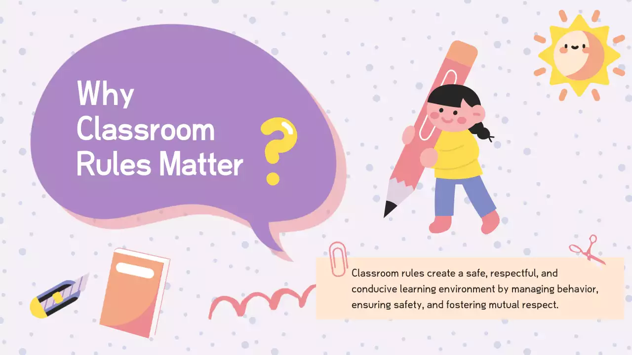 Purple Creative Classroom Guide Presentation