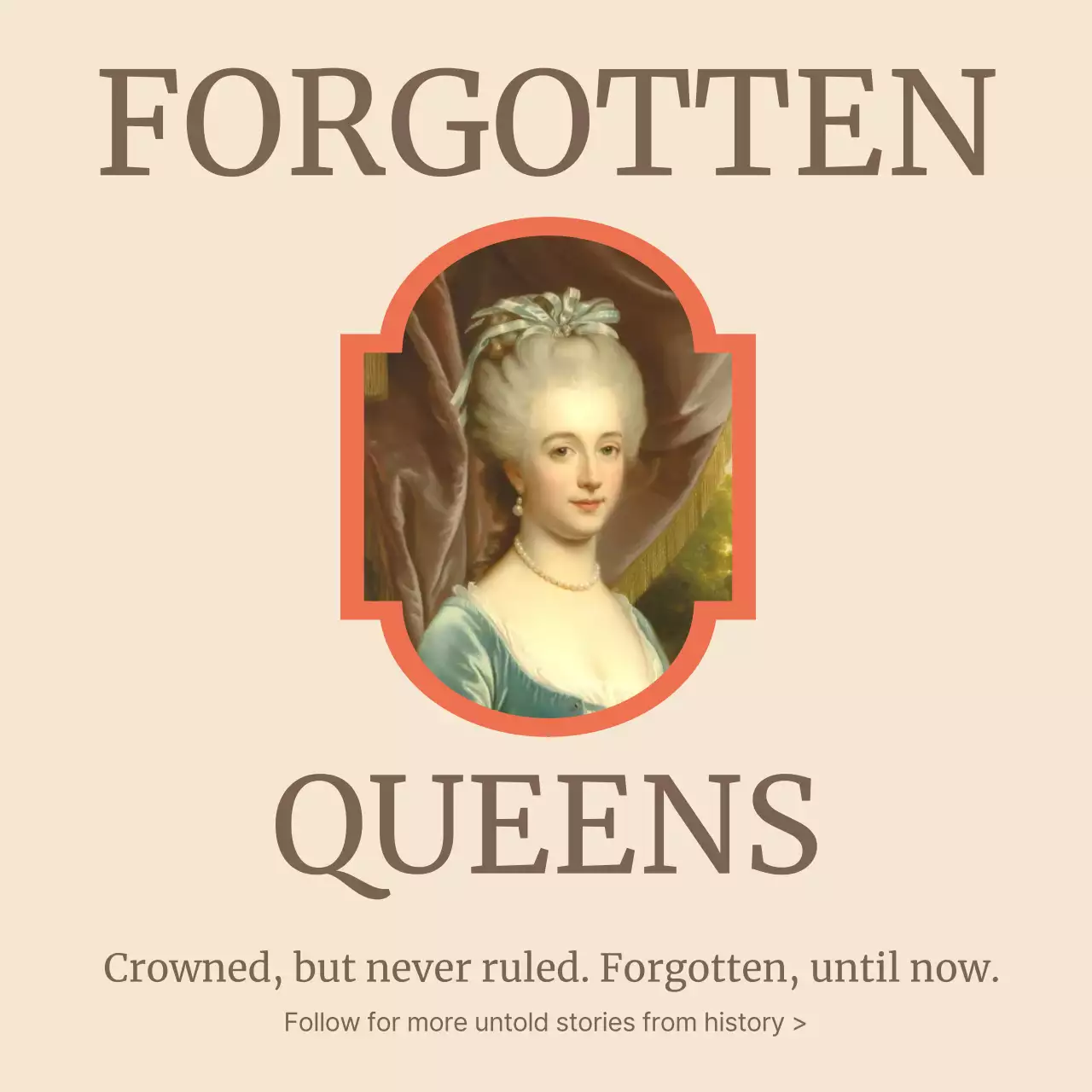 Beige Vintage History Announcement Carousel