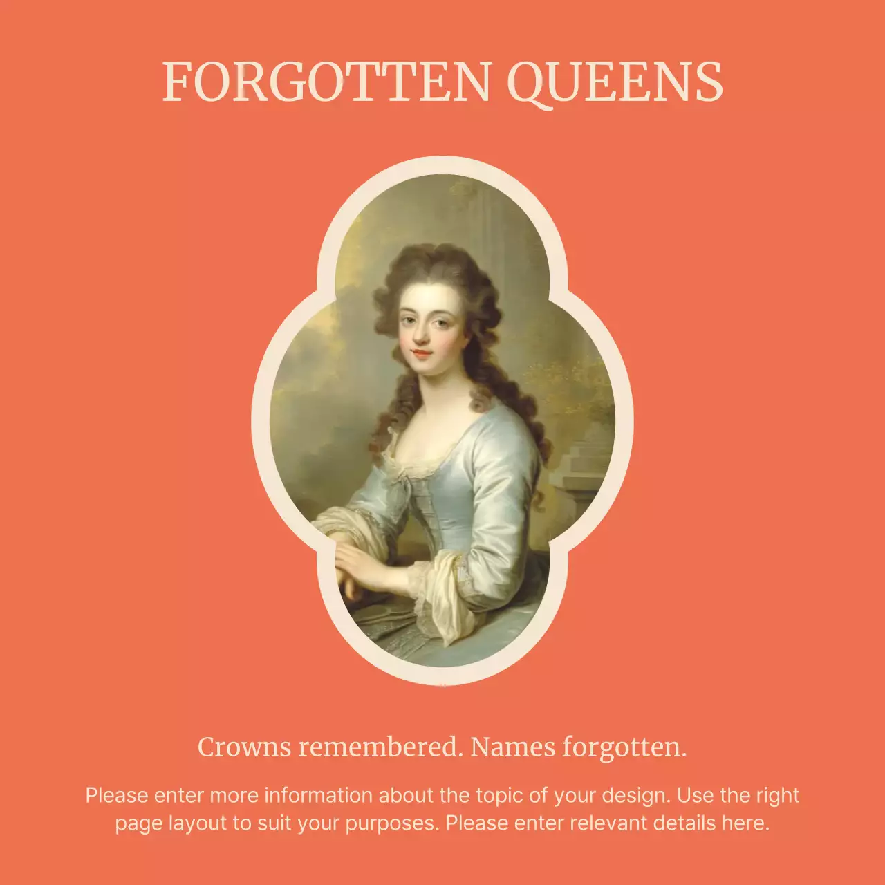 Beige Vintage History Announcement Carousel