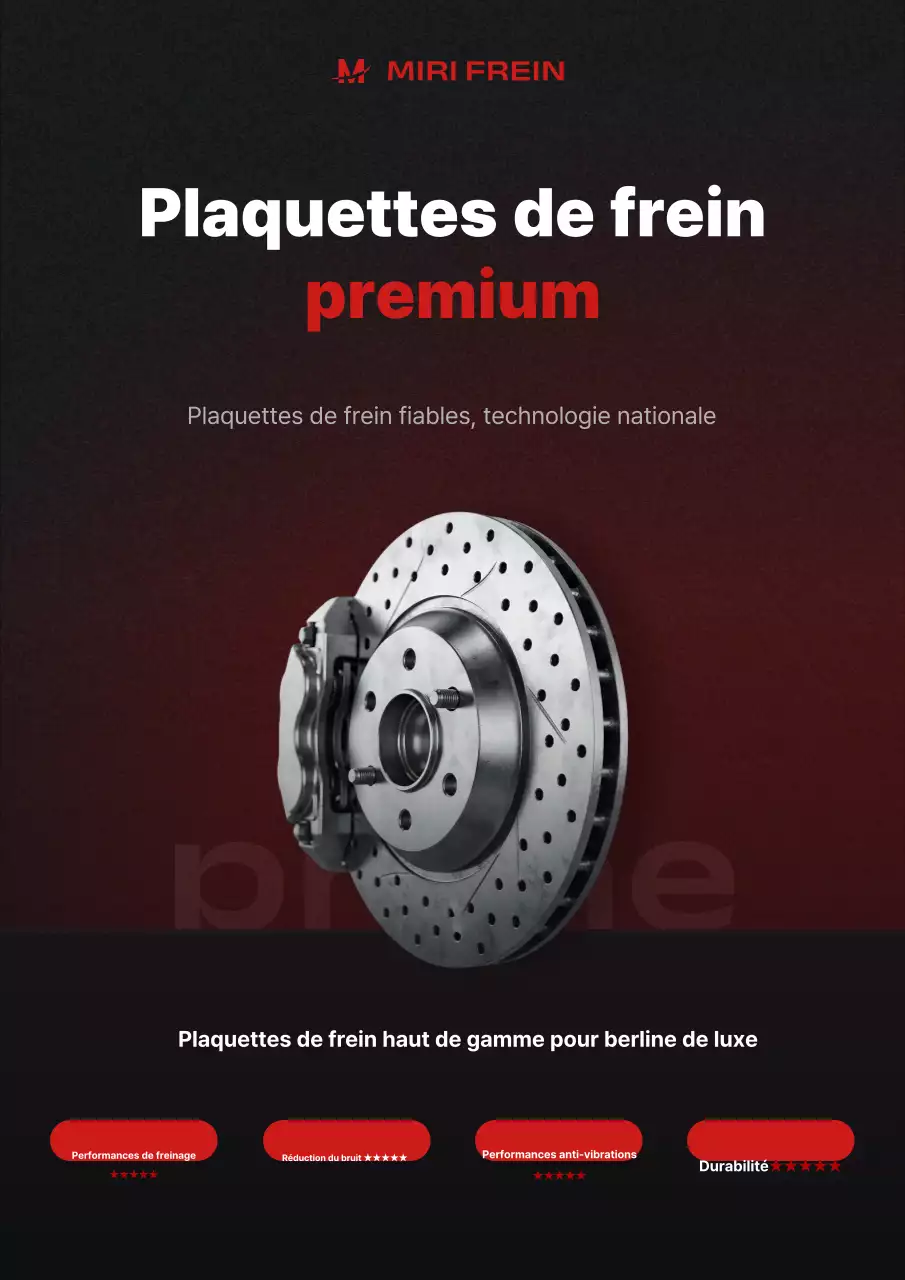publicité pour une voiture noire moderne