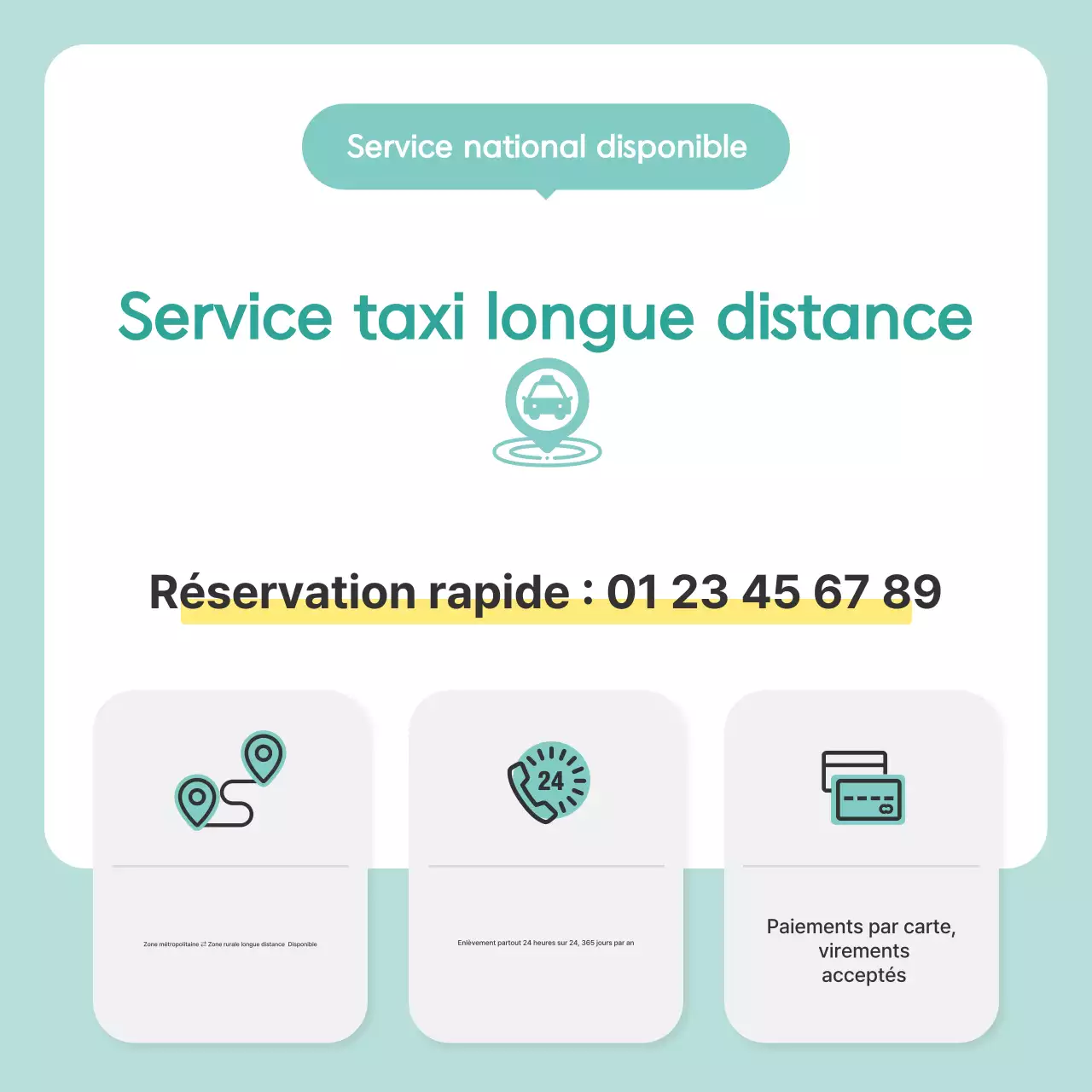 Guide du service de taxi Mint Simple