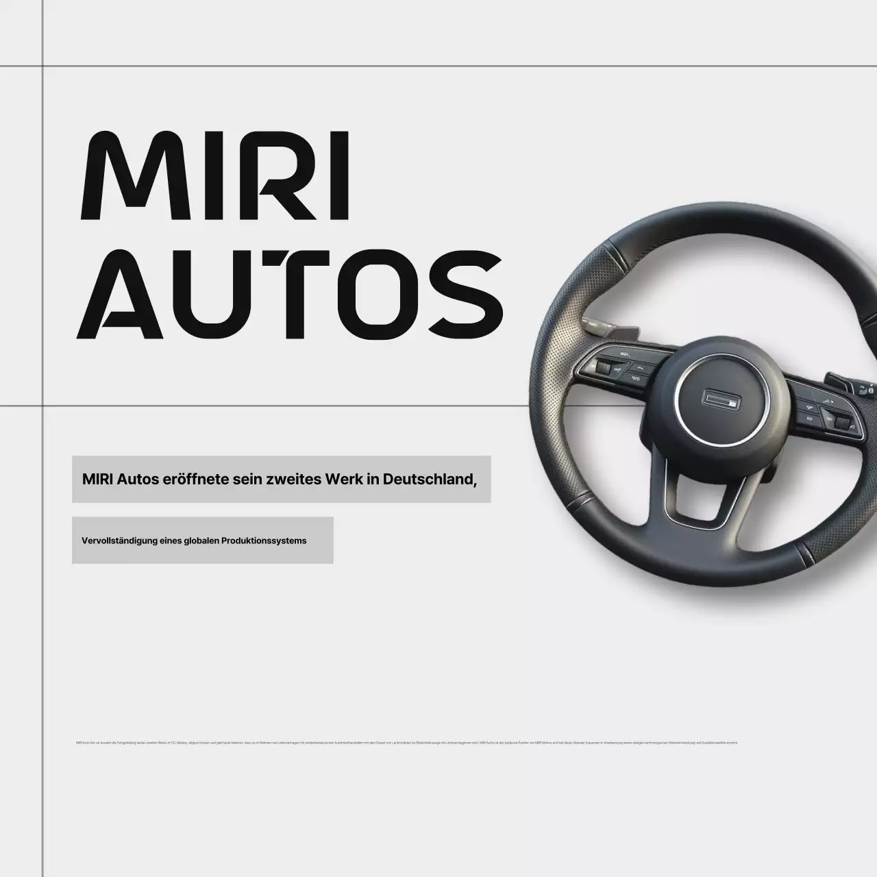 schwarze moderne Autowerbung