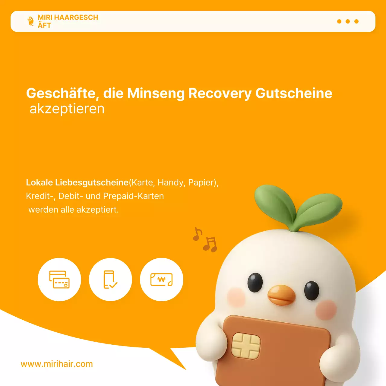 Informationen zur Verfügbarkeit des Orange Baby Livelihood Recovery Consumption Coupon