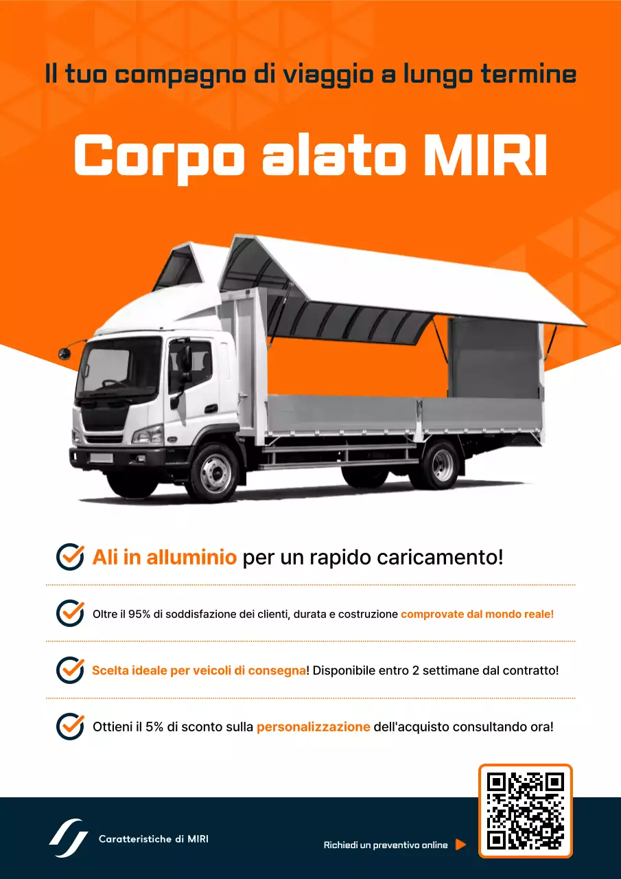 Pubblicità di Orange Modern Transport