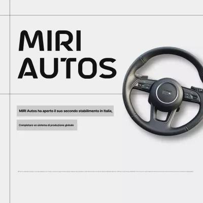 pubblicità di auto moderna nera