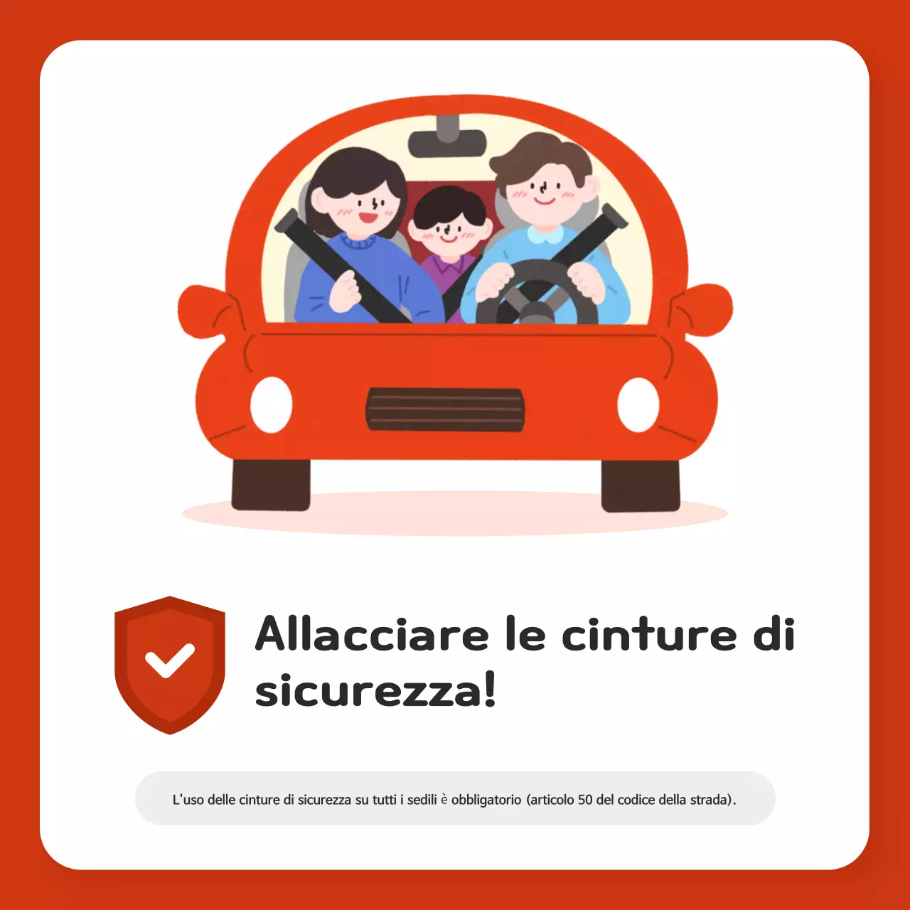 Regole di sicurezza semplici rosse