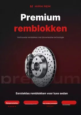 zwarte moderne auto advertentie