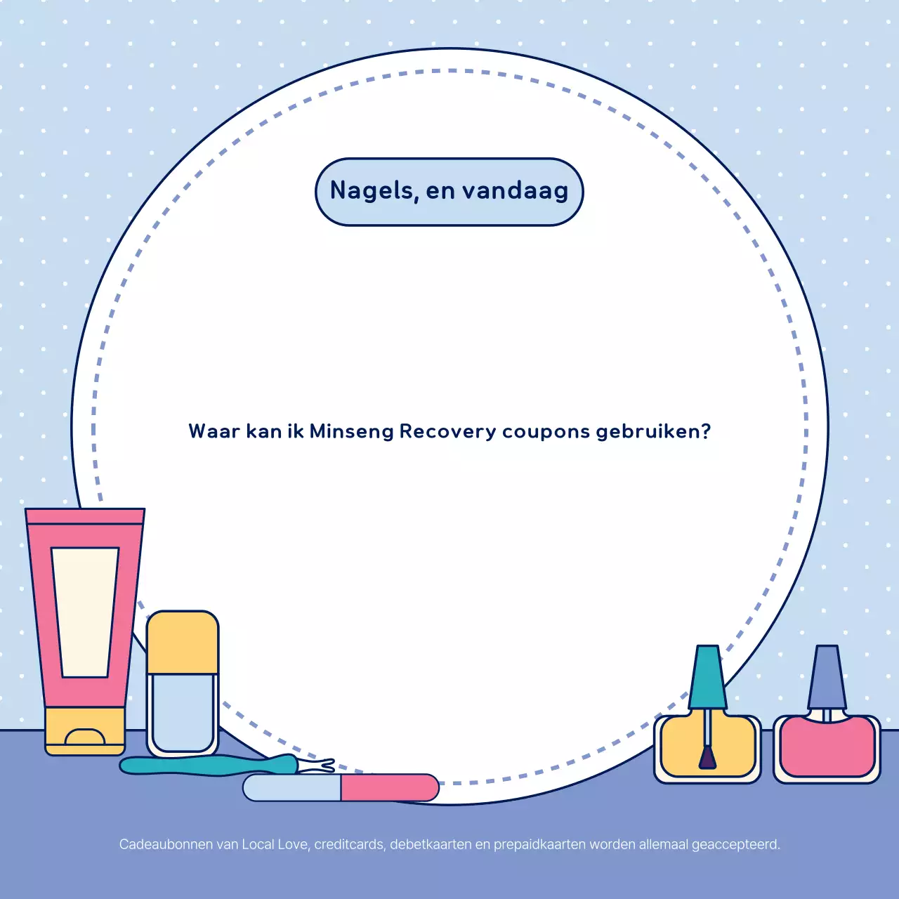 Sky Blue Clean Consumption Coupon Promotie