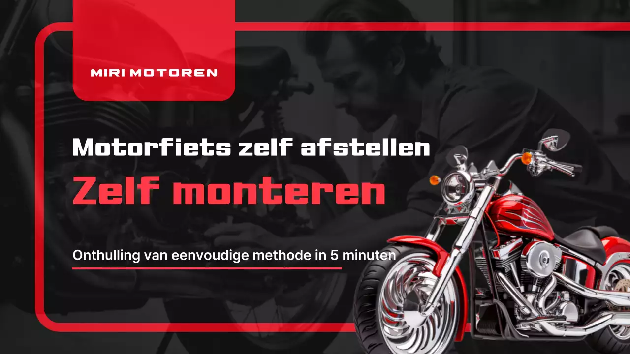 Rode moderne motorfietshandleiding