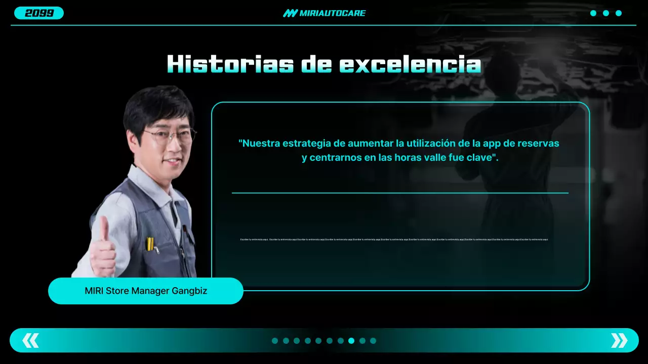 Informe sobre coches modernos de neón