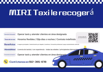 Aviso de contratación de Blue Modern