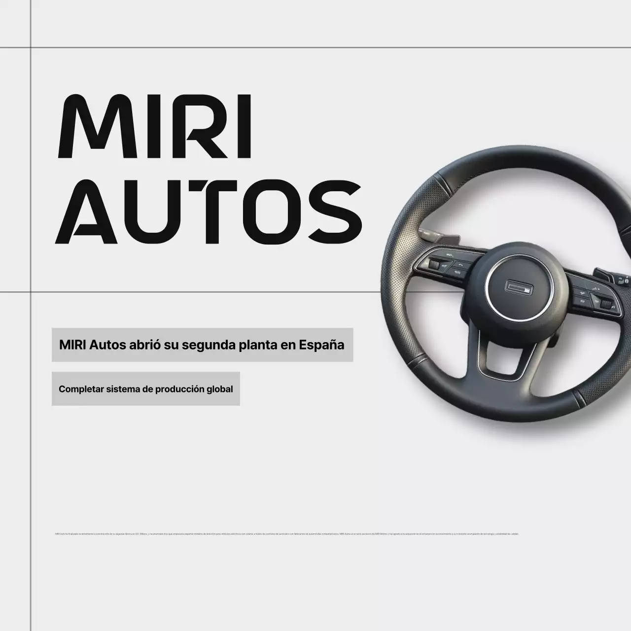 Anuncio de coche moderno negro