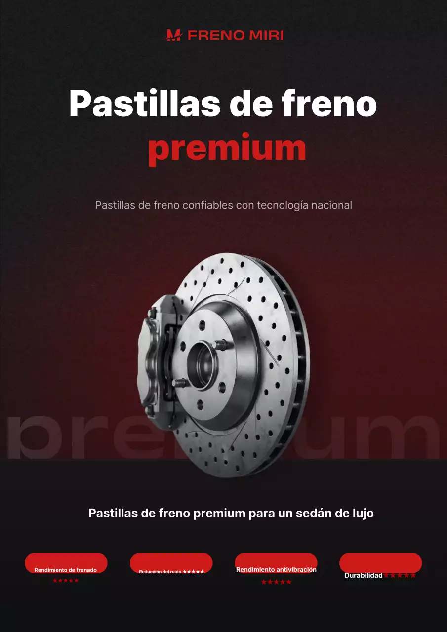 Anuncio de coche moderno negro