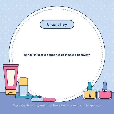 Promoción de Cupones de Consumo Limpio Sky Blue