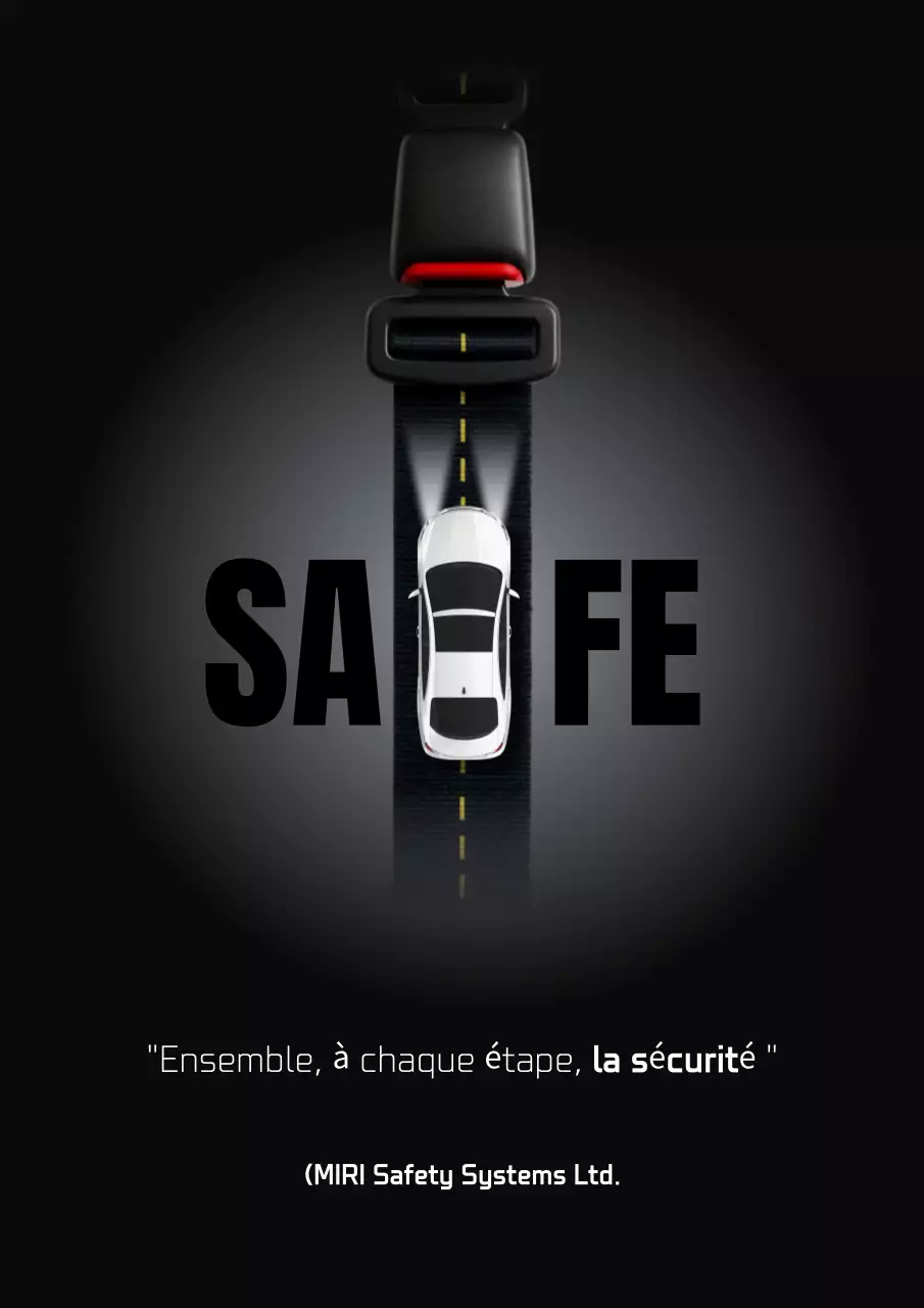 Campagne de sécurité moderne noire