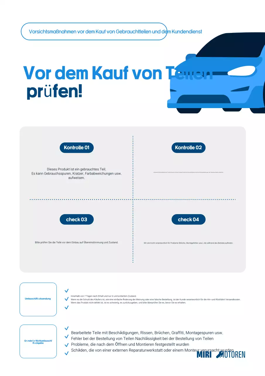 Blue Simple Autoführer