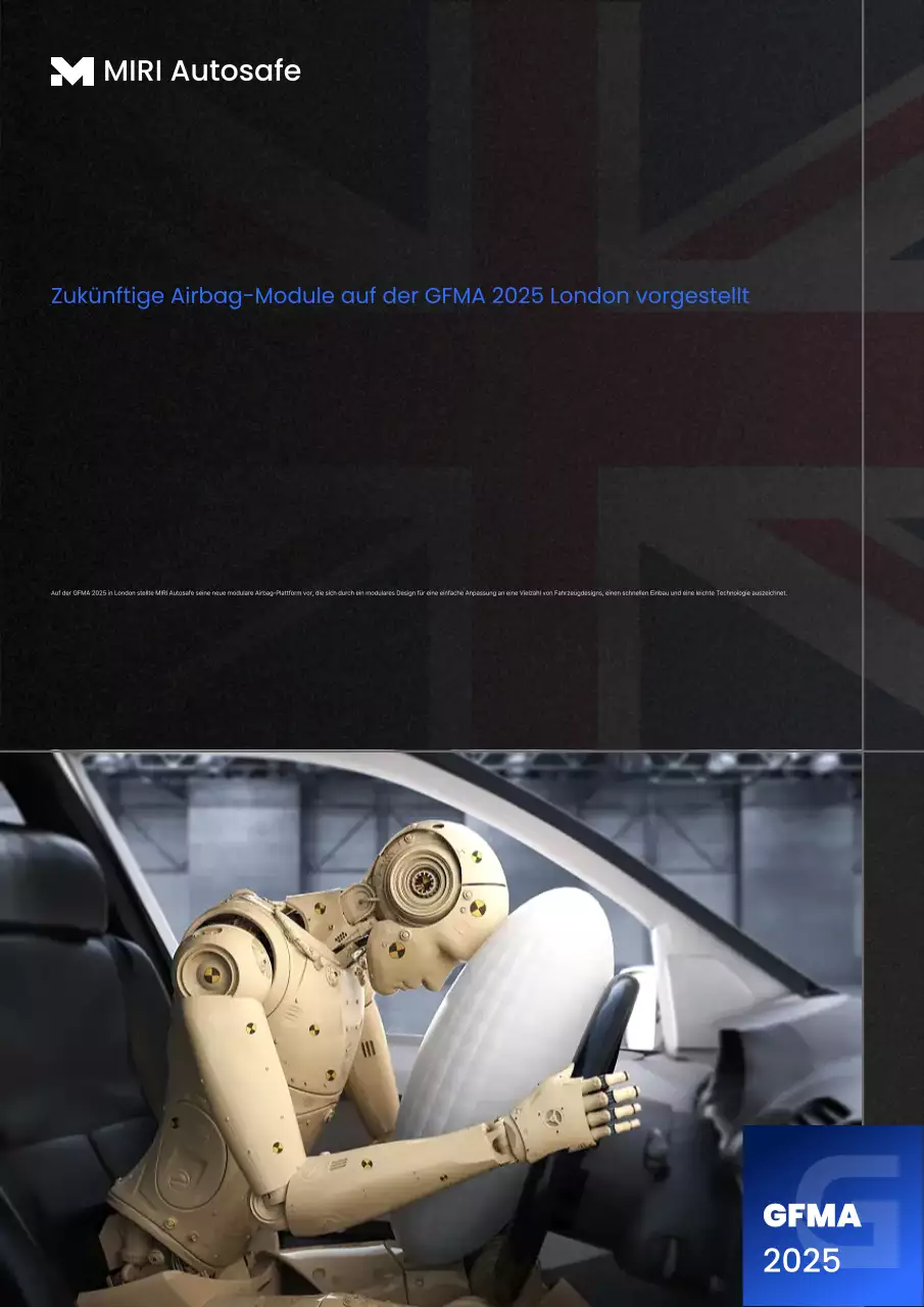 Schwarze Werbung für moderne Autotechnologie