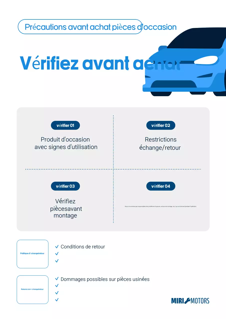 Guide de la voiture bleue simple