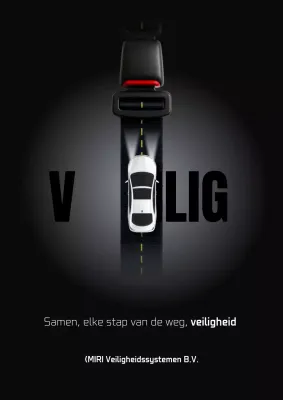 Zwarte Moderne Veiligheidscampagne