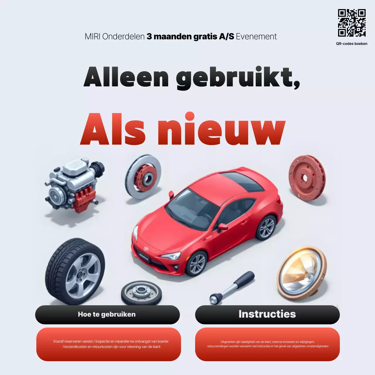 Red Modern Car-evenement