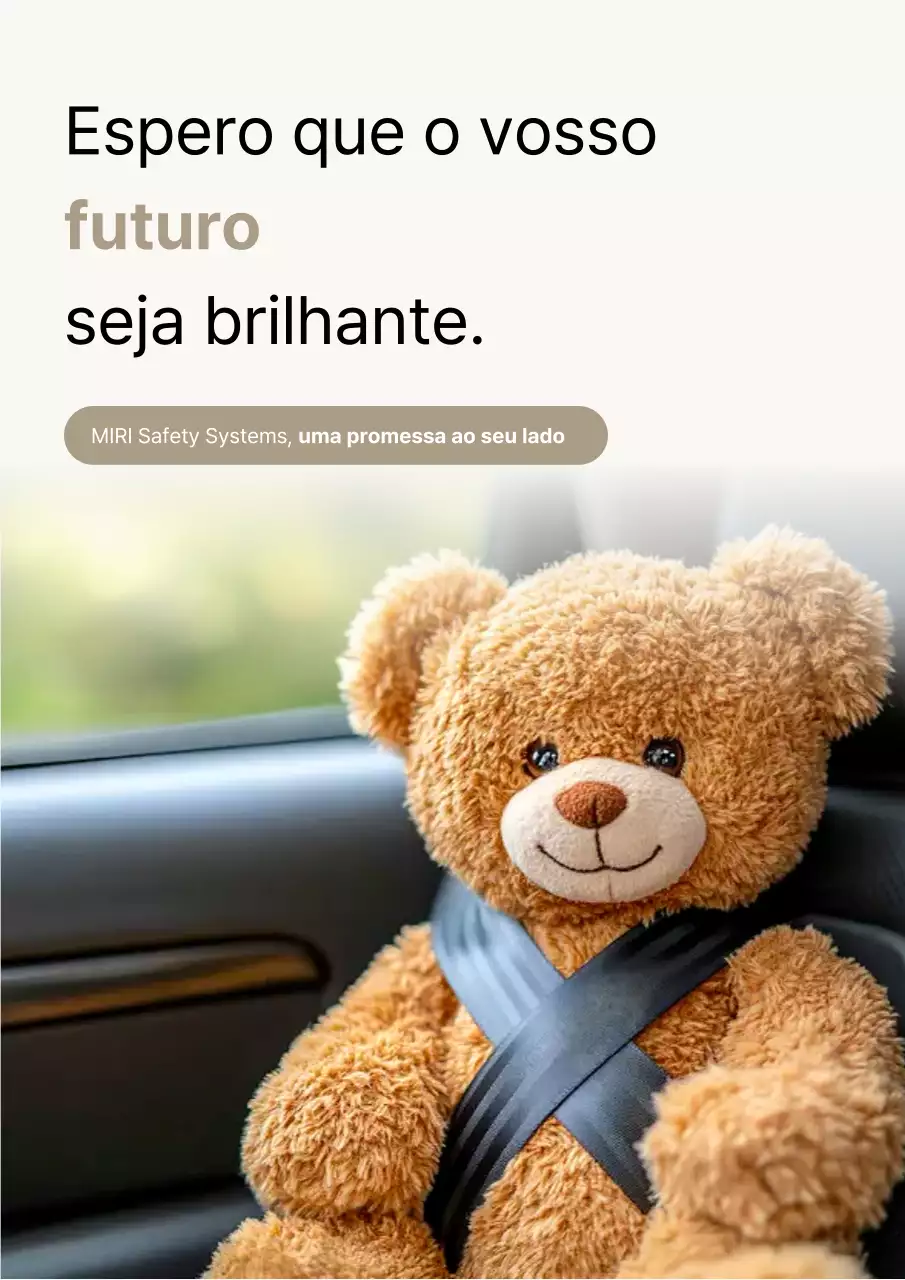 Anúncio da Campanha de Segurança Limpa Bege