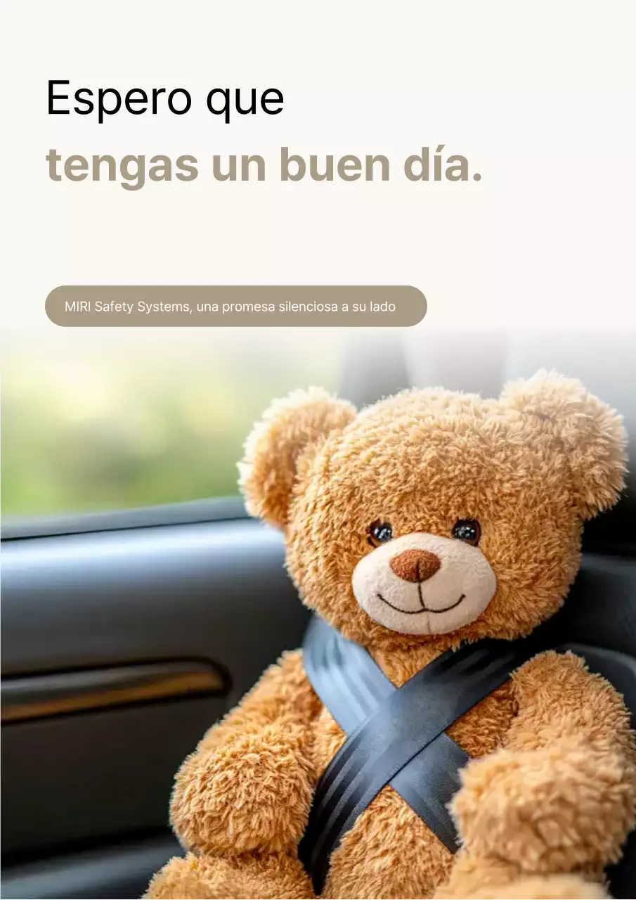 Anuncio de la campaña de seguridad Beige Clean