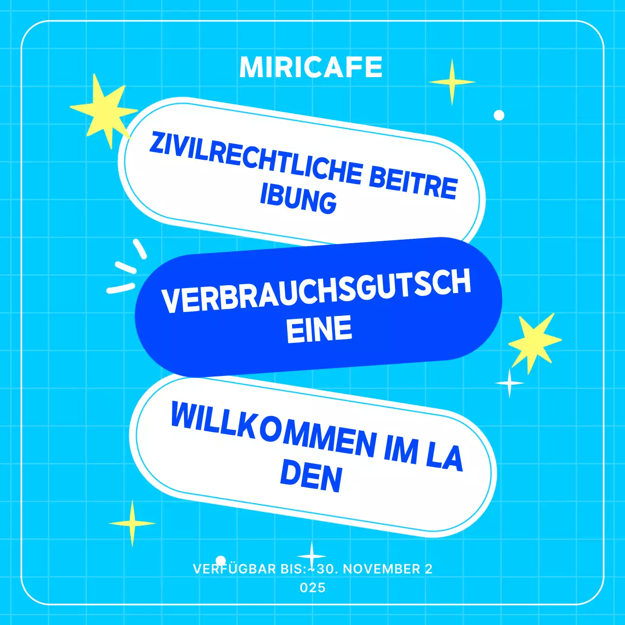 Blue Pop Konsumgutschein